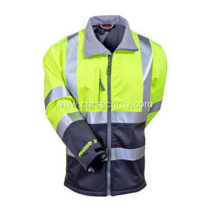 Men's Water-Resistant High-Visibility Work Jacket